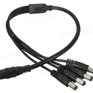 Splitter 1 DC Hembra a 4 DC Macho